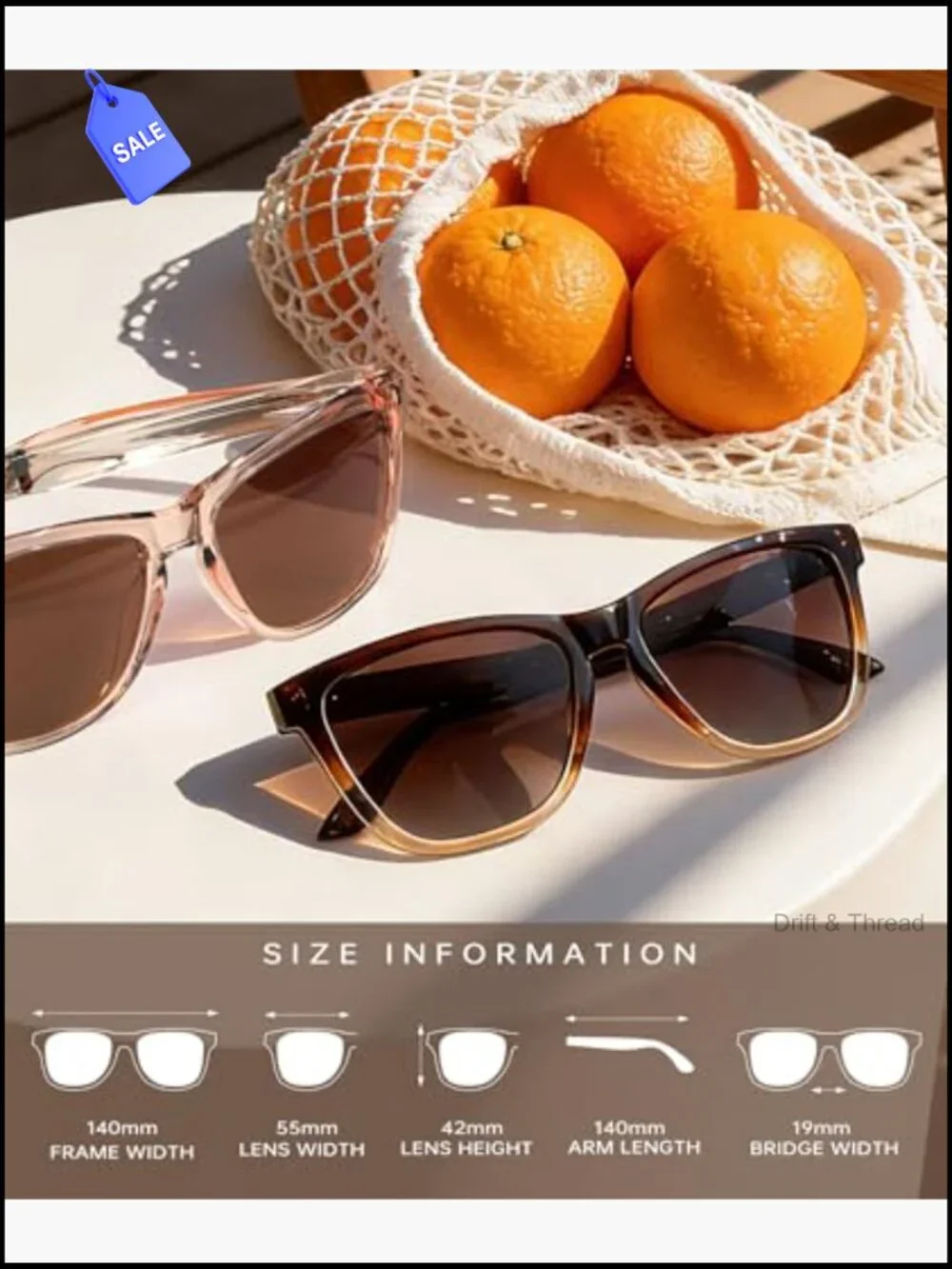 Retro Polarized Sunglasses for Women UV400 Protection Driving Travel